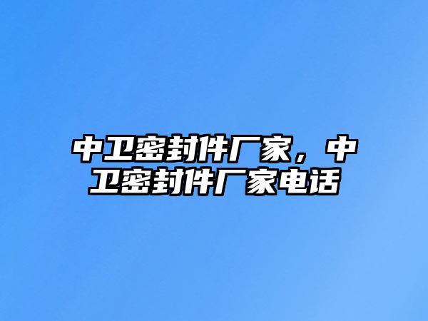 中卫密封件厂家，中卫密封件厂家电话